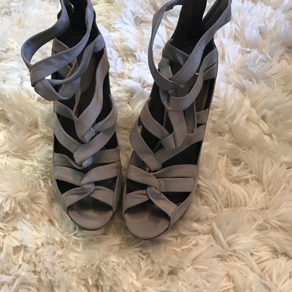 Grey Strap Heels by Cole Haan - Picture 3 of 3